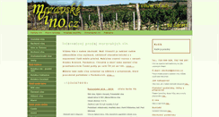 Desktop Screenshot of mvino.cz
